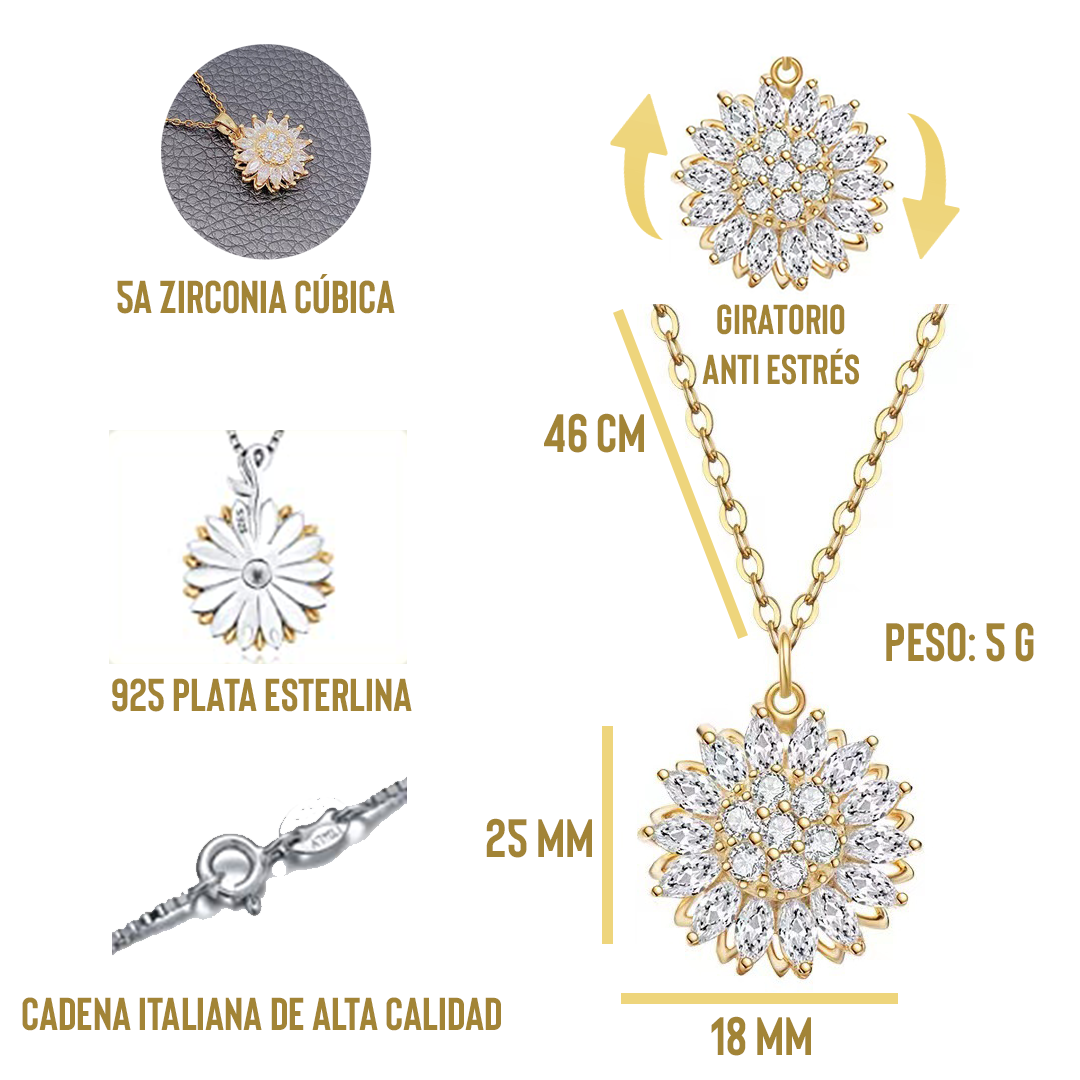 Collar Giratorio Girasol